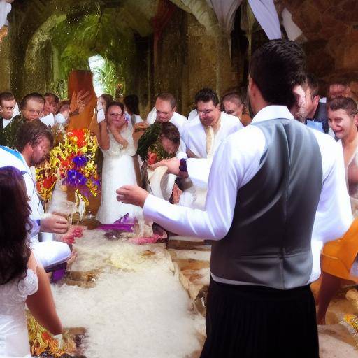 Underwater weddings and other unusual rituals