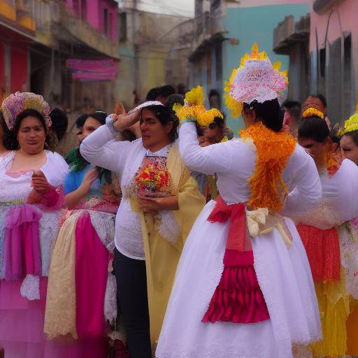 De viering van Lichtmis in Mexico