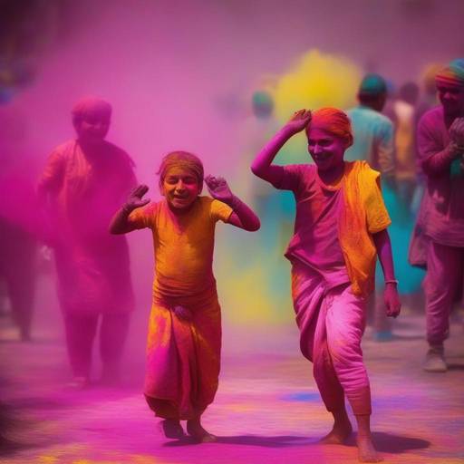 La celebración de Holi: Festival de colores y religión