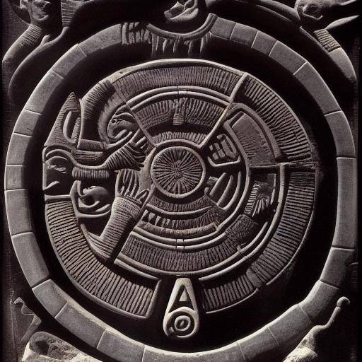 The creation of the sun and the moon in Aztec mythology