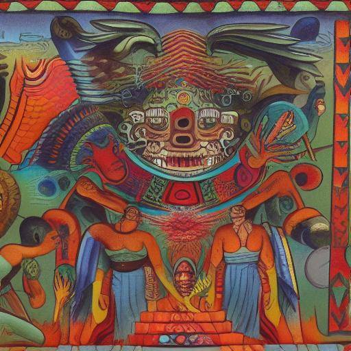 De mythologische wezens uit de Azteekse mythologie