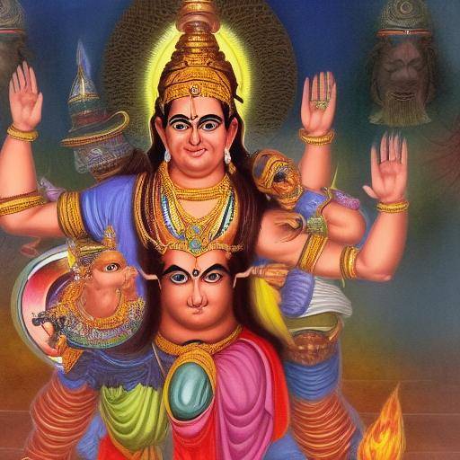 The Gods of the Hindu Triad: Brahma, Vishnu and Shiva