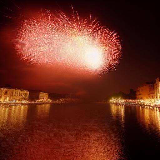 Festa del Redentore: feux d'artifice à Venise