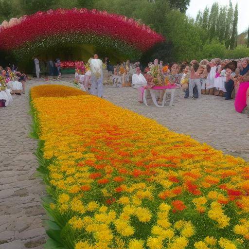 O festival das flores na Espanha: celebrações e desfiles