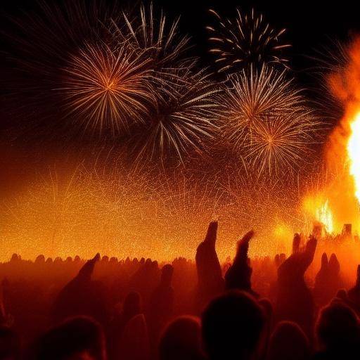 Festival Guy Fawkes: fogos de artifício e tradições