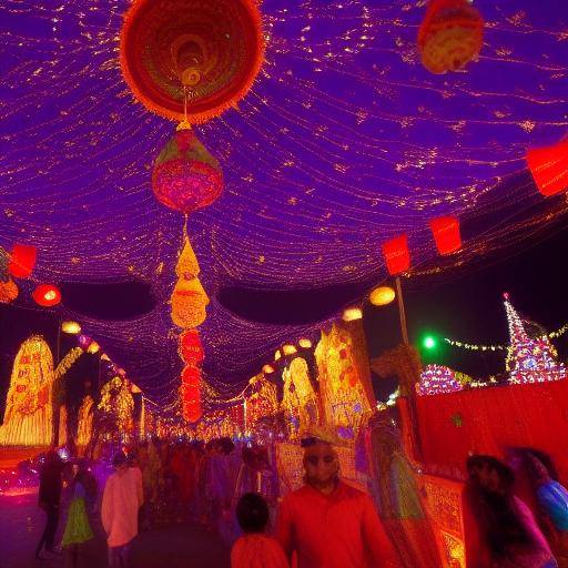 The festival of lights in India: Diwali