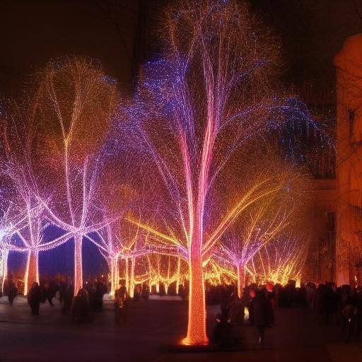 Festival de luzes: a magia das iluminações de inverno