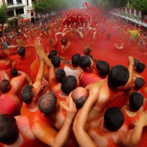 La fête de la tomate en Espagne: La Tomatina