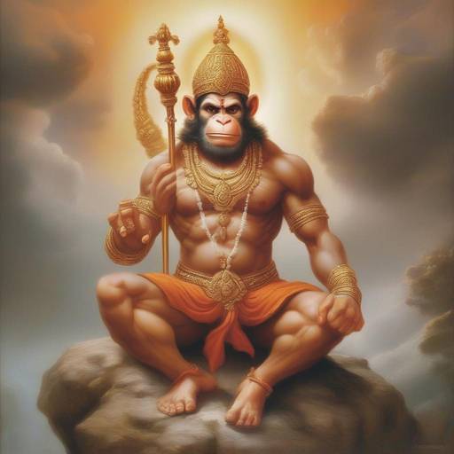 Hanuman: El Dios Mono Devoto de Rama