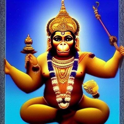 Hanuman: El Dios Mono que Saltó sobre el Océano