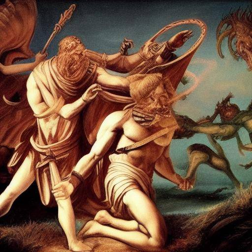 As histórias de heróis e monstros na mitologia grega