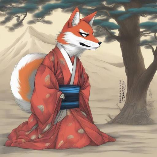 Les Kitsune: les renards magiques japonais