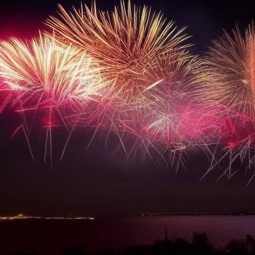 La signification des feux d'artifice dans les traditions du Nouvel An