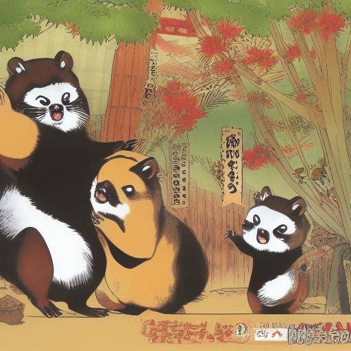 Le Tanuki: les vilains ratons laveurs japonais